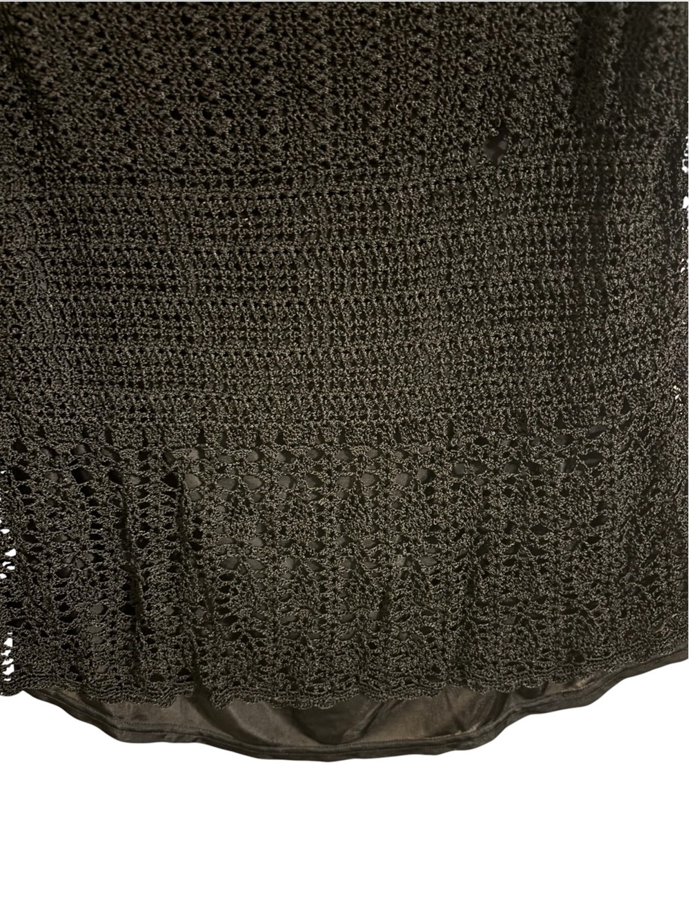 Talbots Hand Knit Black Lined Tank Top Size 1X - Picture 6 of 7